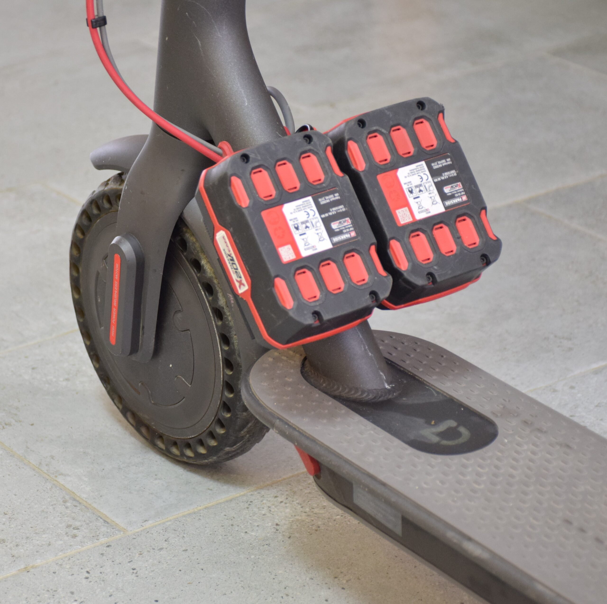 M365 elektromos roller hatótáv növelő - Parkside akkumulátorokkal - Image 2