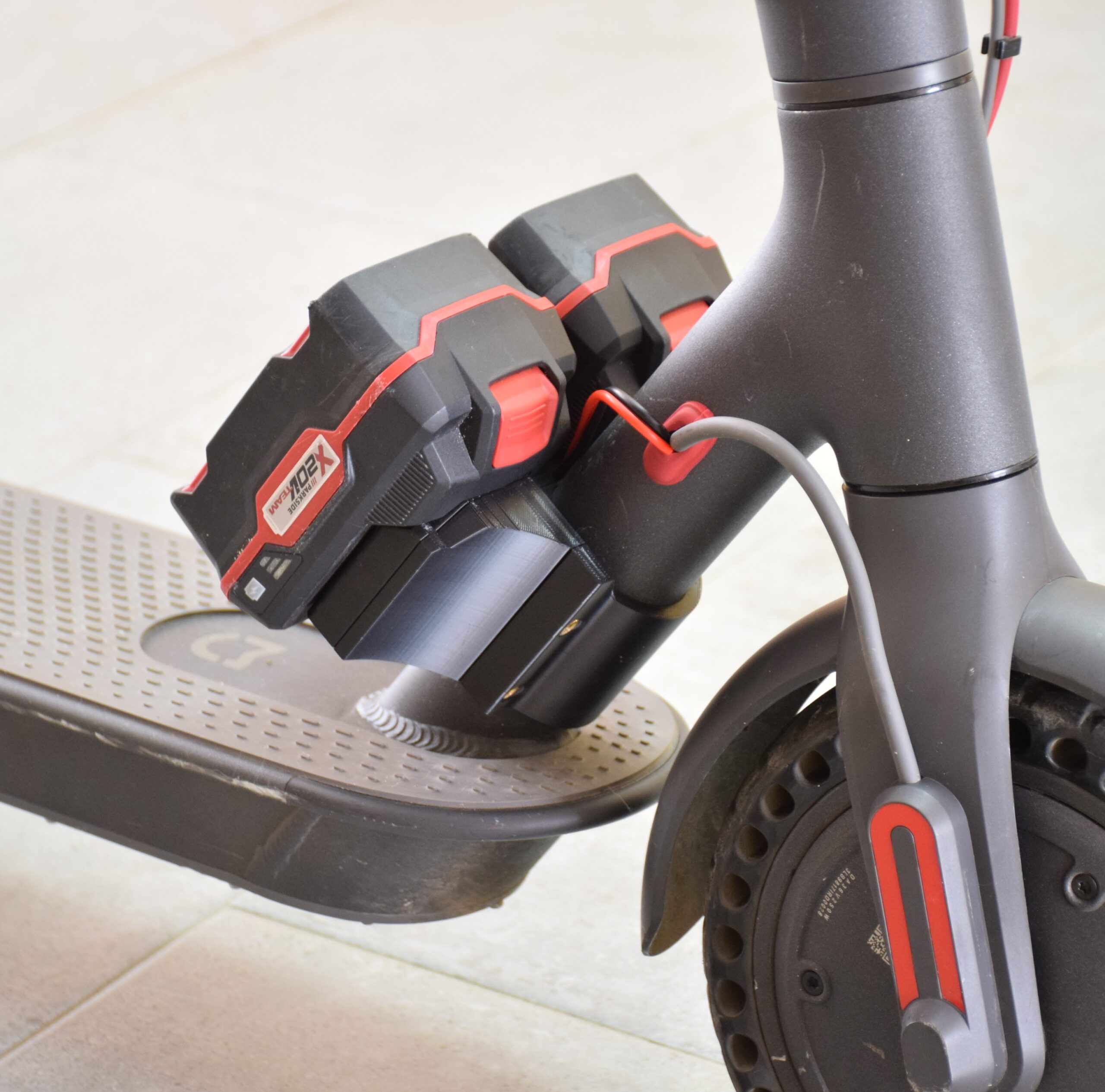 M365 elektromos roller hatótáv növelő - Parkside akkumulátorokkal