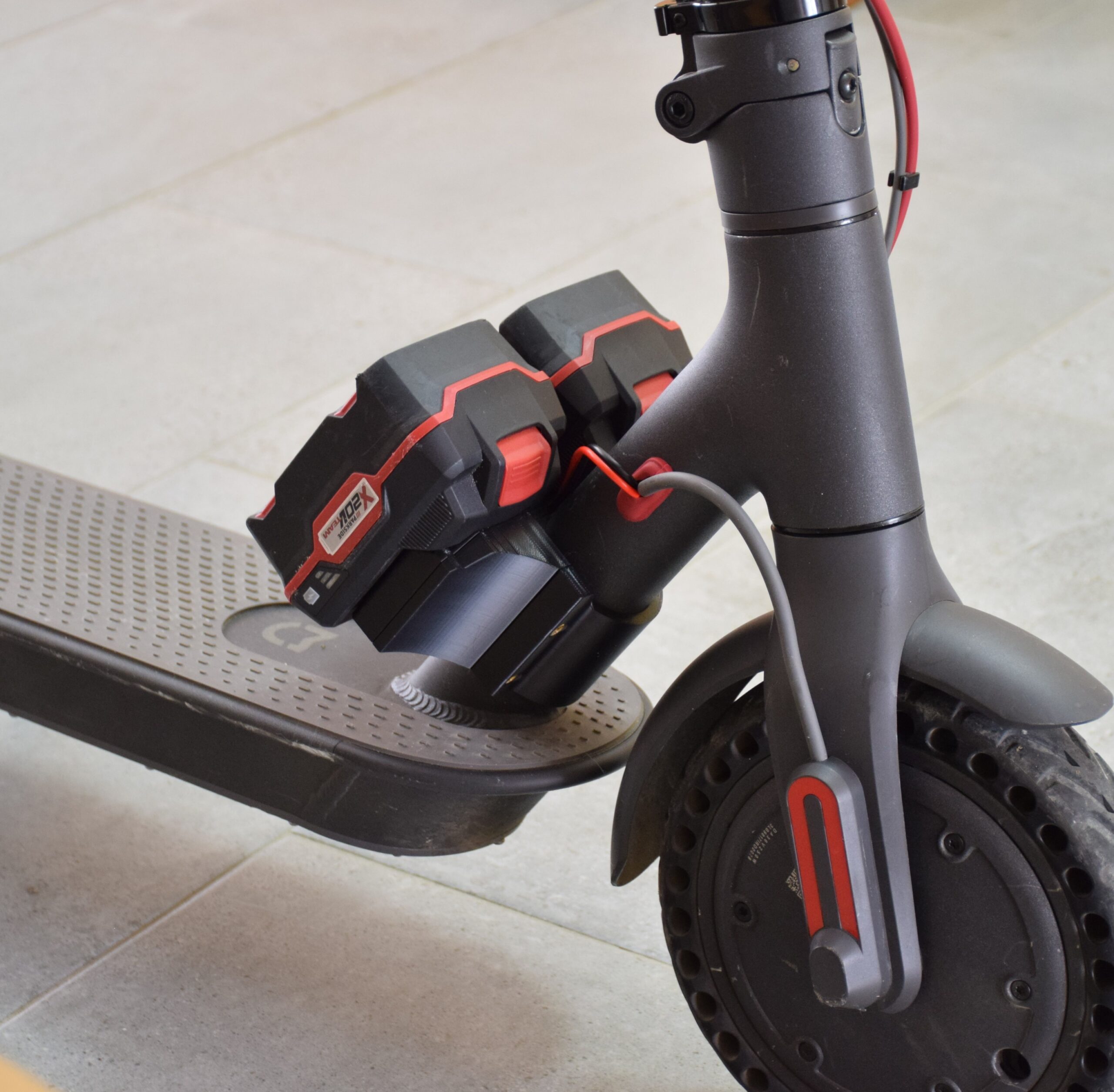 M365 elektromos roller hatótáv növelő - Parkside akkumulátorokkal - Image 6