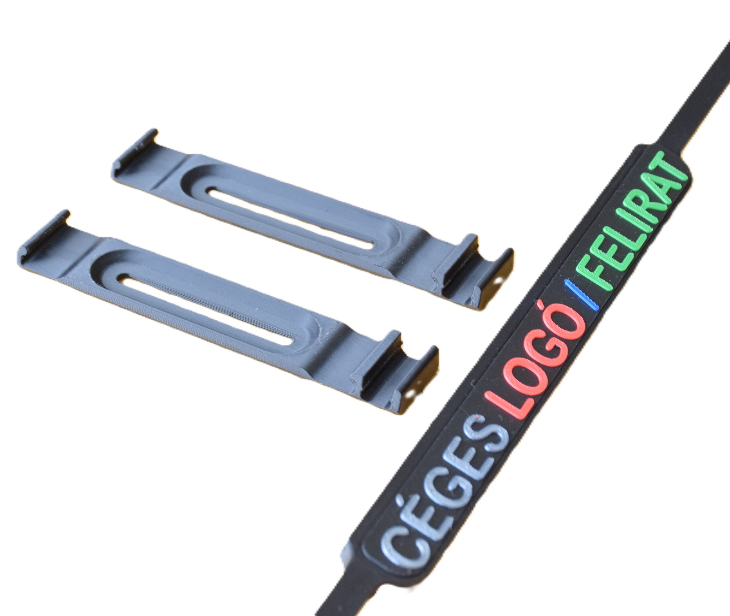 Rendszámtábla tartó - feliratozható - keret nélküli - Image 4